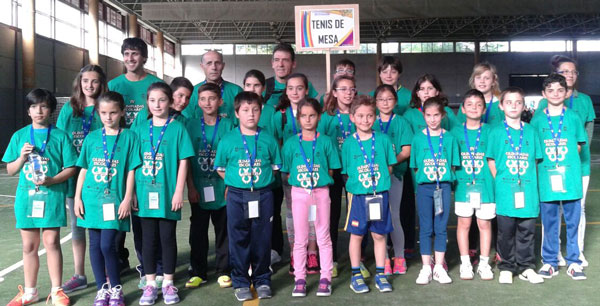 olimpiadas escolares tenis de mesa