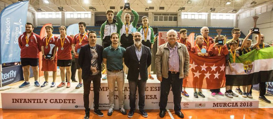 podium campeonato españa escolar 2018 murcia